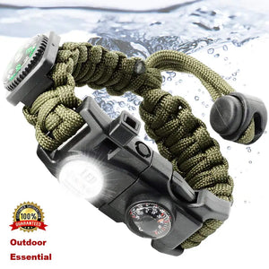 Outdoor Survival LED Paracord Bracelet