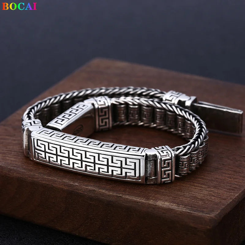 Prayer Wheel S925 Sterling Bracelets