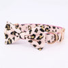 PET Pink Leopard Collar Set for Girls