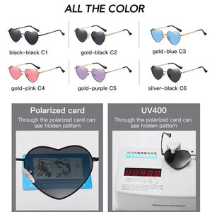 Love Heart Sunglasses (UV400)