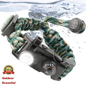 Outdoor Survival LED Paracord Bracelet