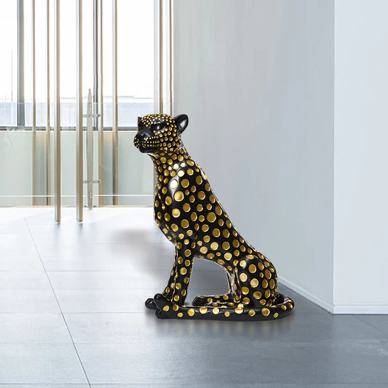 Leopard Ornament Sculpture