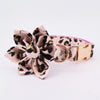 PET Pink Leopard Collar Set for Girls