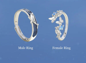 Butterfly/Whale S925 Sterling Rings