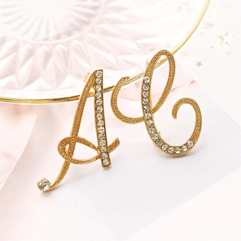 A-Z Letter Brooches