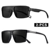 Mens Square Polarized Sunglasses