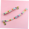 Rainbow Lace Flower Pet Collar