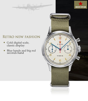 RED STAR Pilot/Airforce Watches