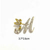 Angel Initial/Letter Brooches