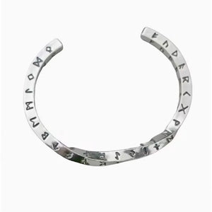 Nordic Twist S925 Silver Cuff Bangle