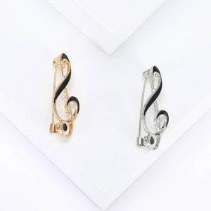 Music Note Stylish Brooches