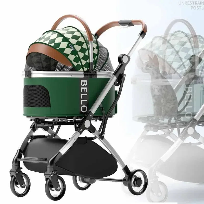 Pet Foldable Stroller (Detachable)