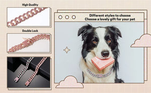 Dog/Cat Diamond Chain Collar