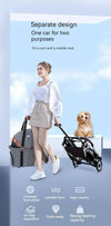 Pet Foldable Stroller (Detachable)