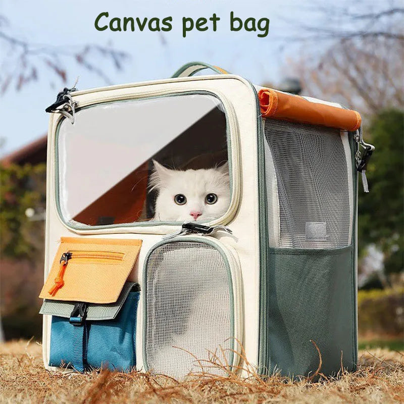 Pet Detachable Backpack Carrier