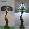 Tiffany Peacock Table Lamps