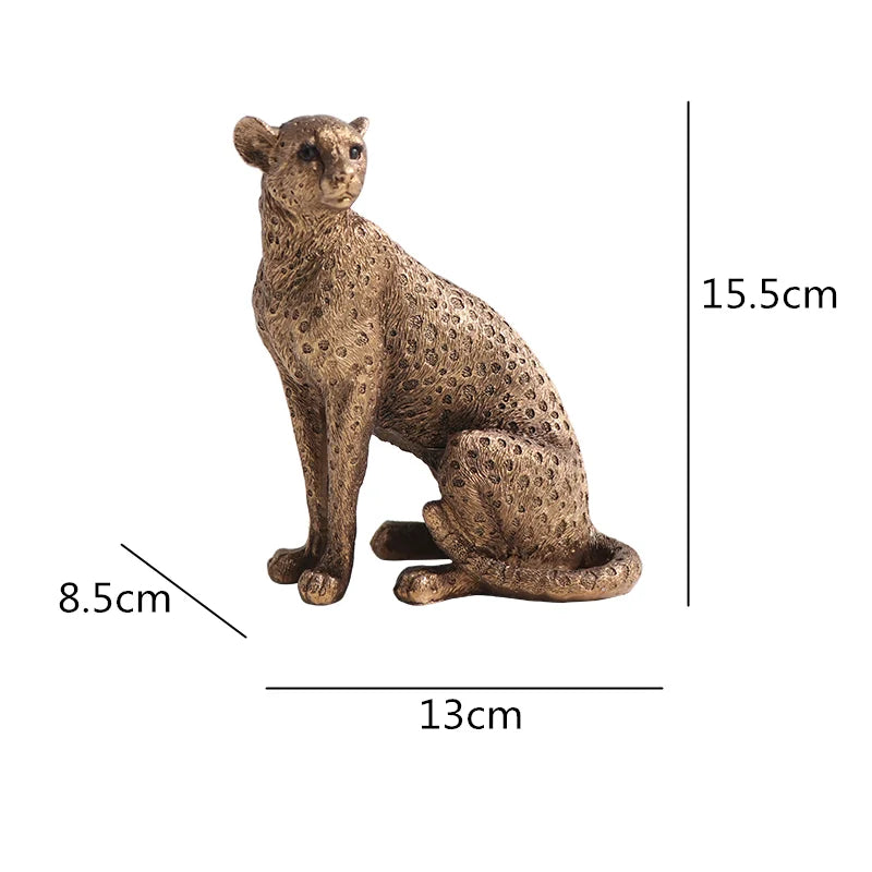 Leopard Craft Statues