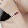 Ruby Rose Sterling Bracelet