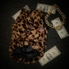 Pet Plush Leopard Dog Coat (M-6XL)