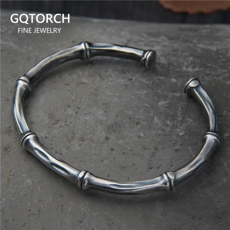 Bamboo Design - Sterling Bracelet