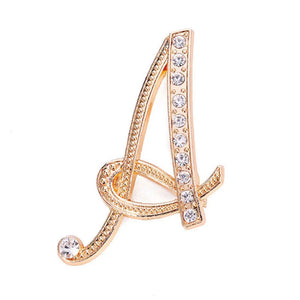 A-Z Letter Brooches