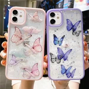 Butterfly Glitter iPhone Cases