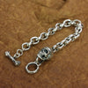 Sterling 925 Skull Men's Bracelet