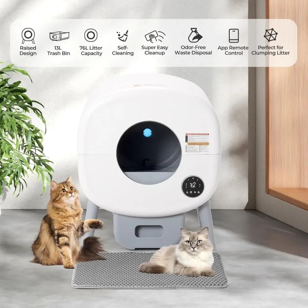 Cat 76L Litter Box with Mat (USA)