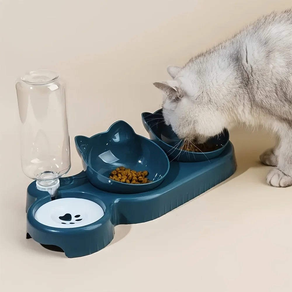 Pet Bowls With Auto Water Feeder