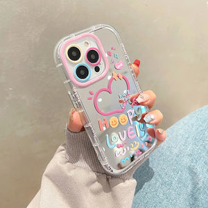 Lovely Girl Mirror iPhone Case