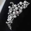 Lace Bead Pearl Brooch