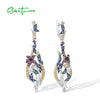 Butterfly (925 Sterling Silver) Colorful Earrings