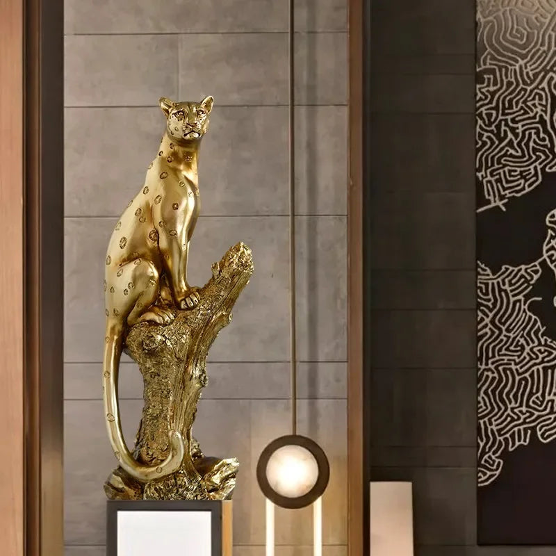 Leopard Statue Sculpture