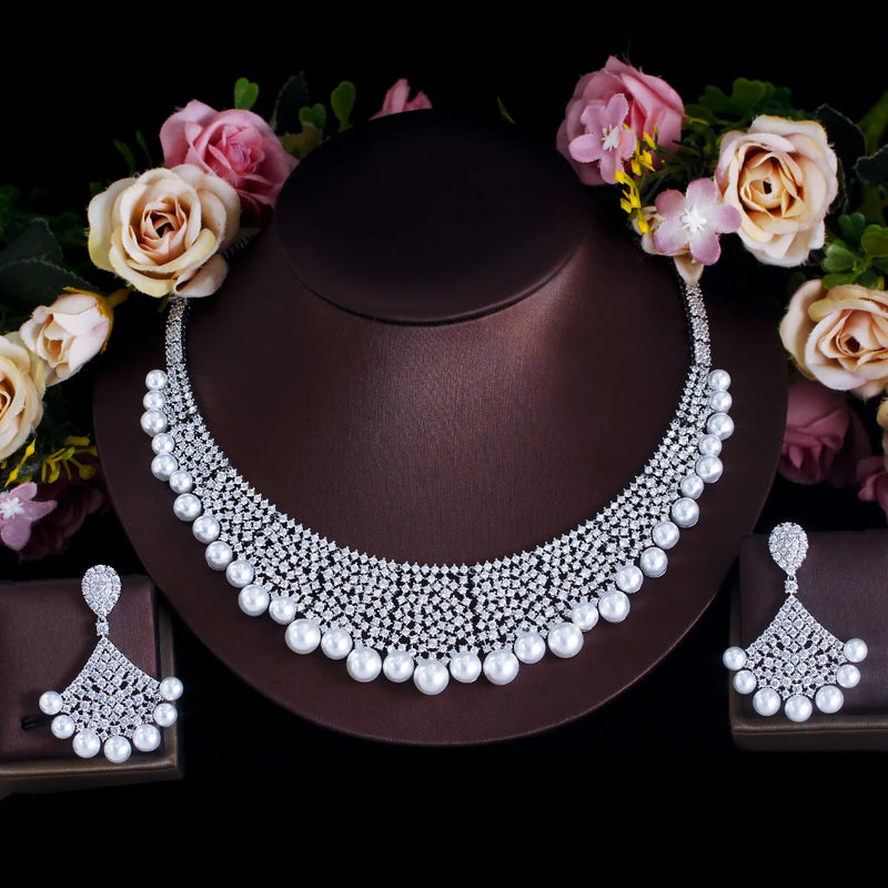 Bridal Pearl Jewel Set