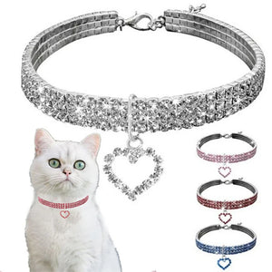 Pet Crystal Bling Collars