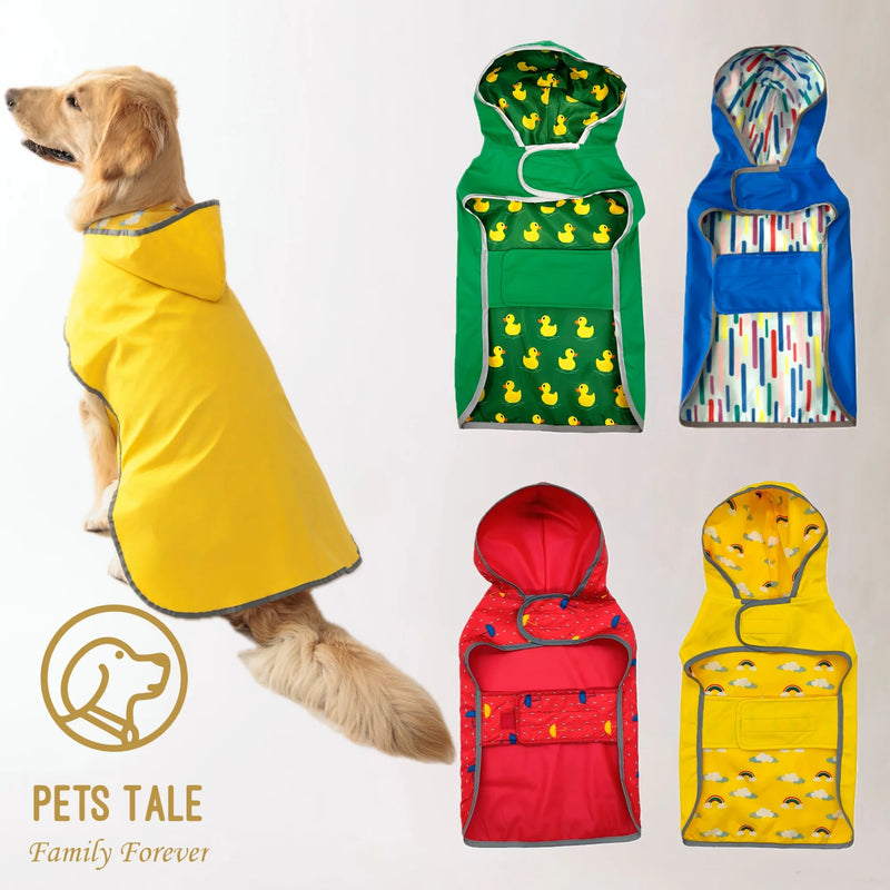 Two-Way Wear Raincoats for Dogs