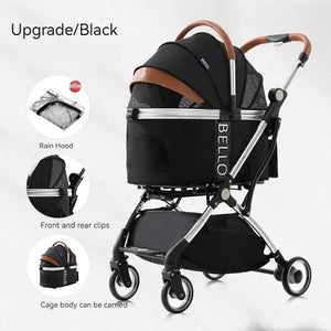 Pet Foldable Stroller (Detachable)