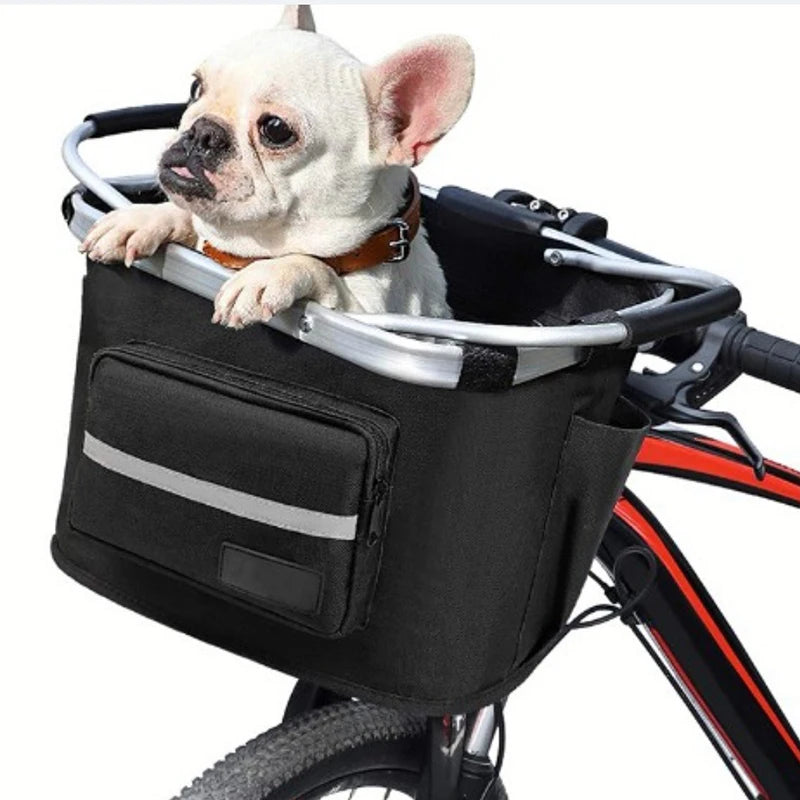 Pet Bicycle Basket Carrier