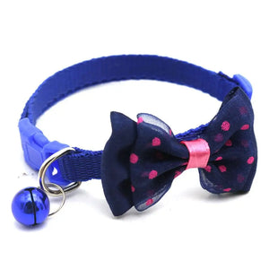 Pet Bow & Bell Collars (Adjustable)