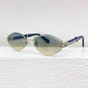 Classic Rimless UV400 Designer Sunglasses