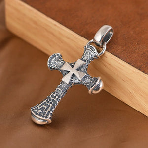 Antique Sterling Cross Pendant