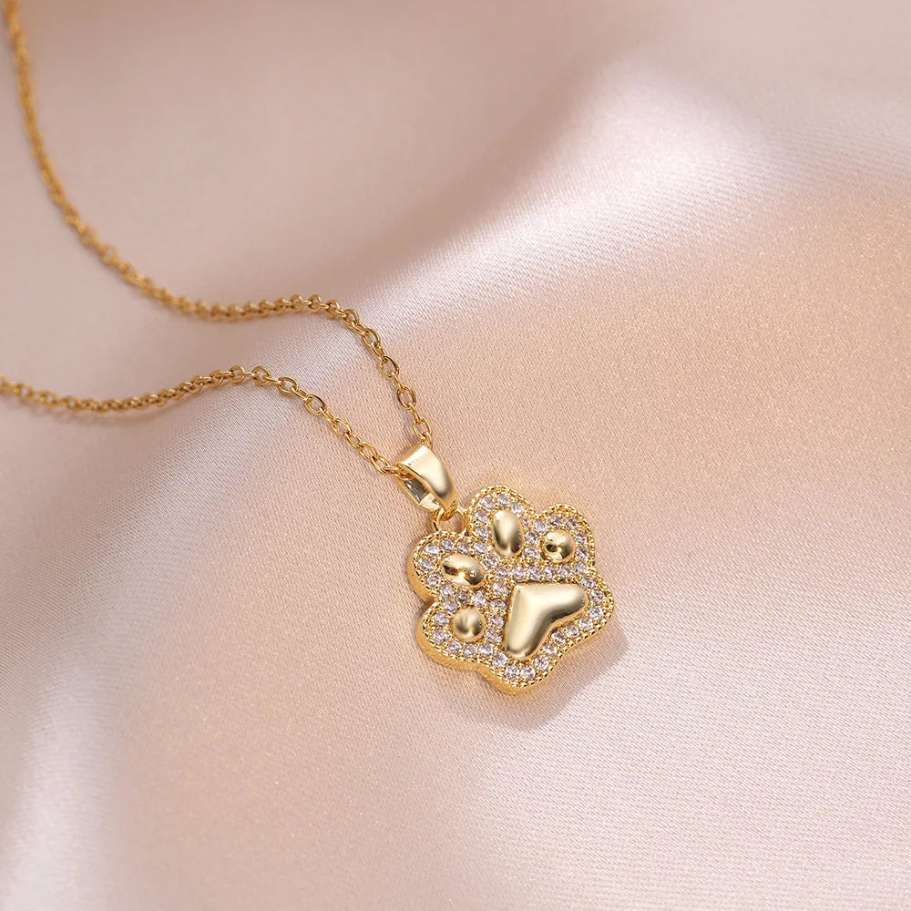 Sweet Cute Pets-Paw Necklace