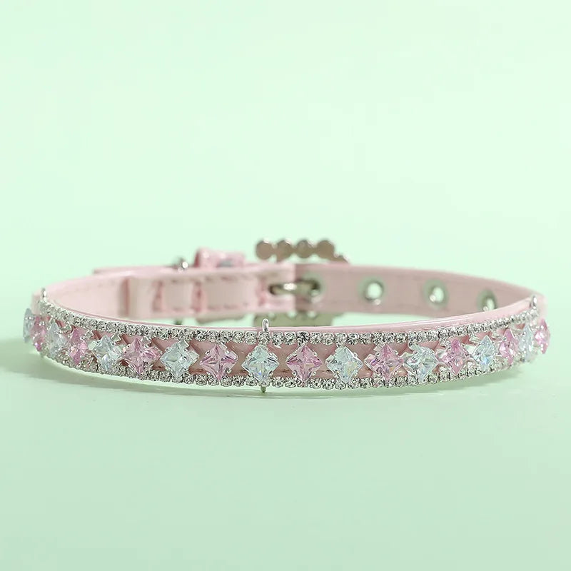 Dog/Cat Pearl Crystal Collars