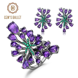 Purple Rain Sterling Jewelry Set