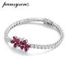 Ruby Rose Sterling Bracelet