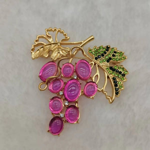 Grapevine Fashion Brooch