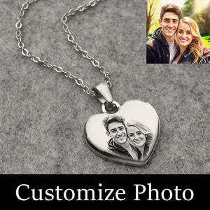 Personalized Photo (Love Heart) Necklace