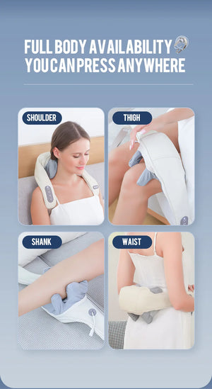 Neck & Shoulder Massager (Hands-Free-Wireless)