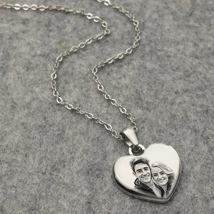 Personalized Photo (Love Heart) Necklace