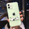 Snoopy Cute Transparent iPhone Cases